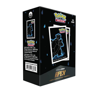 Neon Kanto Blastoise APEX Deck Protector Sleeves [Ultra Pro]