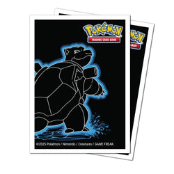 Neon Kanto Blastoise APEX Deck Protector Sleeves [Ultra Pro]
