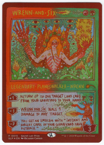Wrenn and Six Secret Lair Prize Card Foil /64