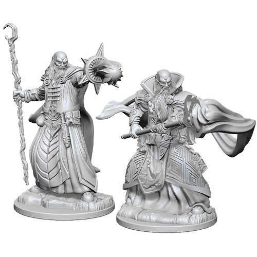 Unpainted D&D Miniature: Human Wizard