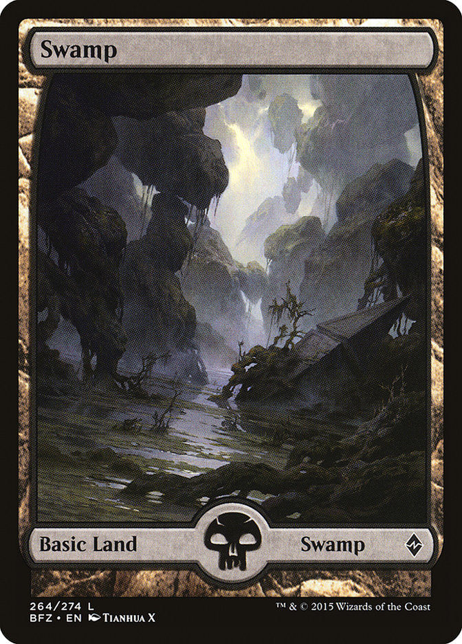Swamp (264) (Full Art) [Battle for Zendikar]