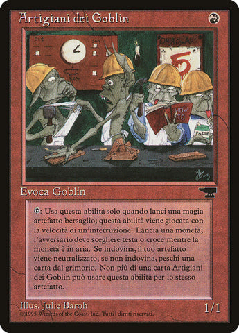Goblin Artisans (Italian) - "Artigiani dei Goblin" [Rinascimento]