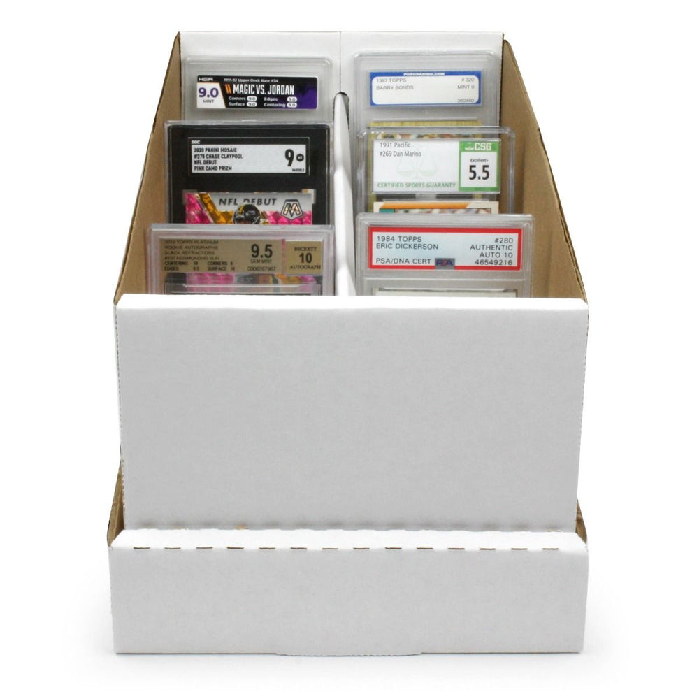 Graded Two-Row Cardboard Storage Box -  "Shoe Box"