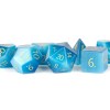 Cat's Eye Aquamarine RPG Dice Set