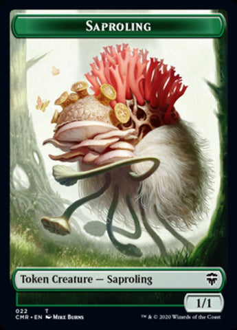 Illusion // Saproling Double-Sided Token [Commander Legends Tokens]