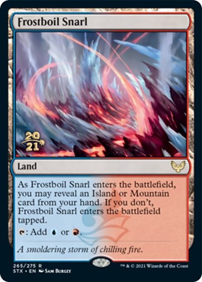 Frostboil Snarl [Strixhaven: School of Mages Prerelease Promos]
