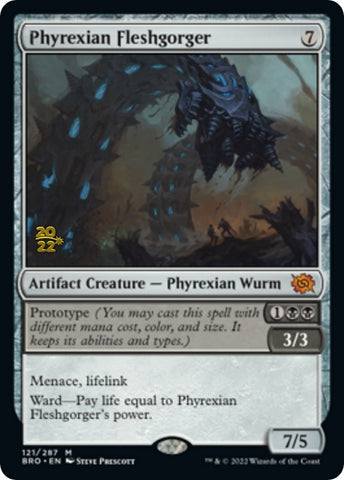 Phyrexian Fleshgorger [The Brothers' War Prerelease Promos]