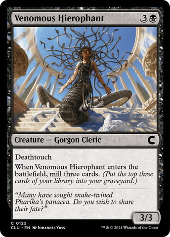 Venomous Hierophant [Ravnica: Clue Edition]