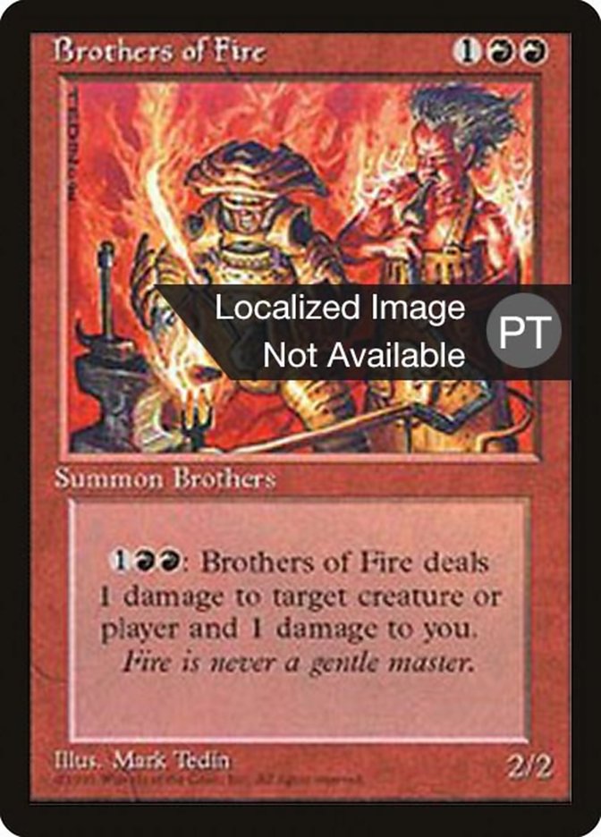 Brothers of Fire [Fourth Edition (Foreign Black Border)]