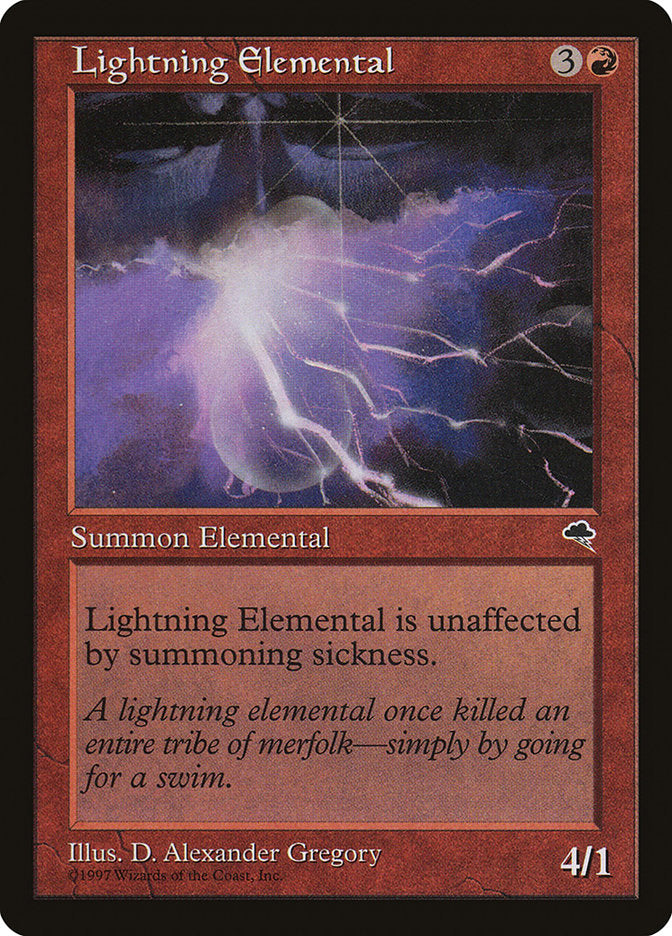 Lightning Elemental [Tempest]
