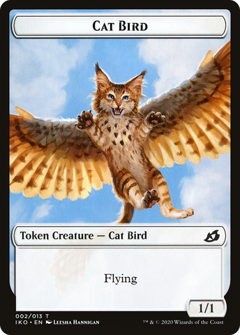Cat Bird // Spirit Double-Sided Token [Starter Commander Decks]