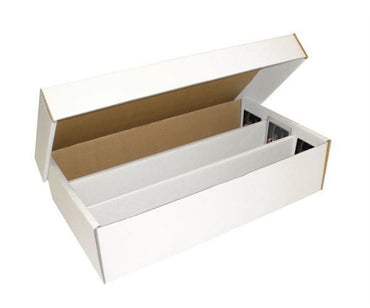 Three-Row Cardboard Storage Box -  "Super Shoe Box"