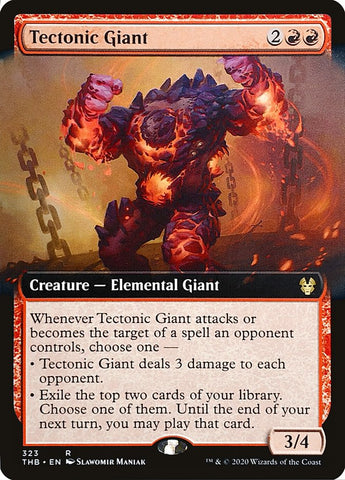 Tectonic Giant (Extended Art) [Theros Beyond Death]