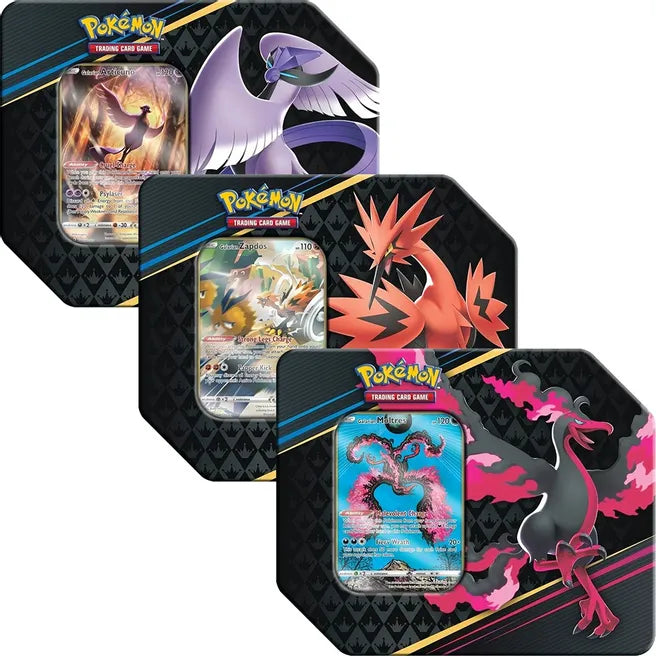 Pokémon TCG: Articuno, Zapdos & Moltres Cards with 2 Booster Packs & Coin