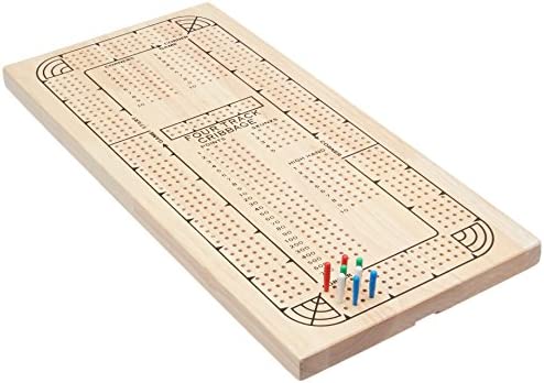 Four Track Cribbage Board