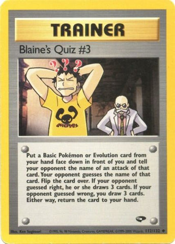 Blaine's Quiz #3 (112/132) [Gym Challenge Unlimited]