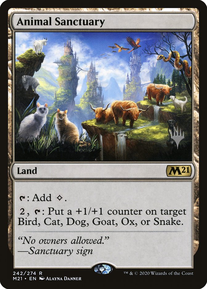 Animal Sanctuary (Promo Pack) [Core Set 2021 Promos]