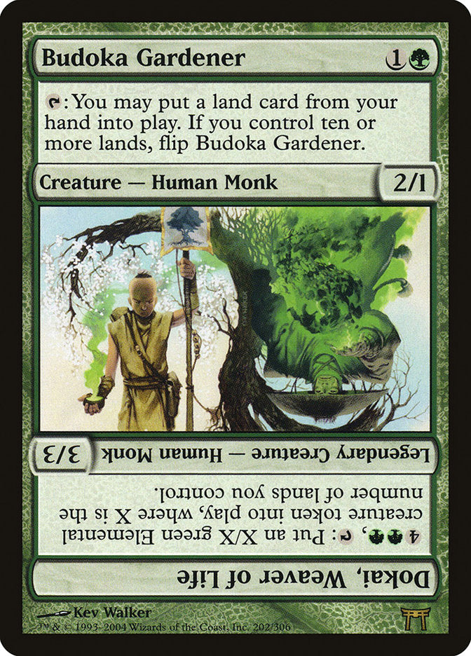 Budoka Gardener // Dokai, Weaver of Life [Champions of Kamigawa]