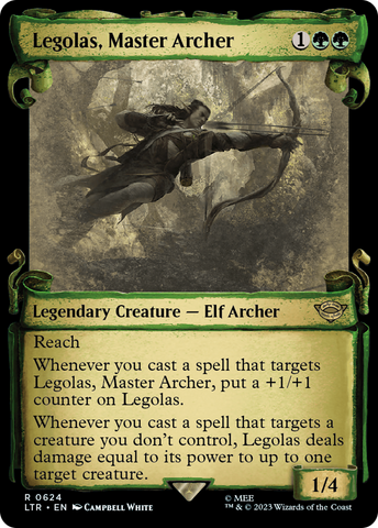 Legolas, Master Archer [The Lord of the Rings: Tales of Middle-Earth Showcase Scrolls]