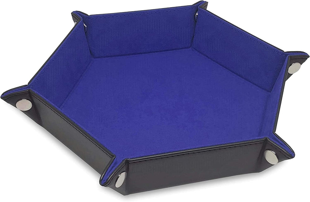 Hexagon Dice Tray LX: Blue