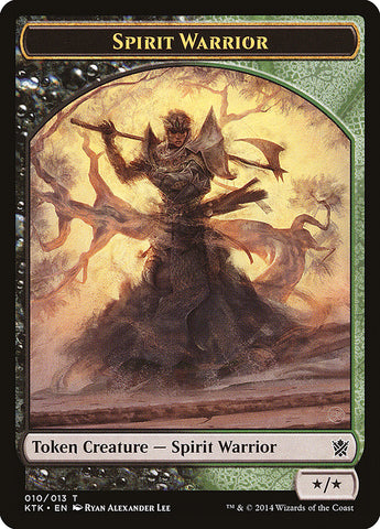 Spirit Warrior Token [Khans of Tarkir Tokens]