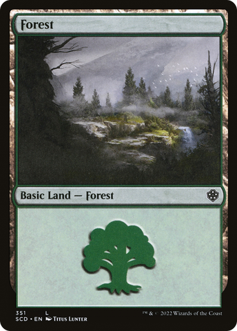Forest (351) [Starter Commander Decks]