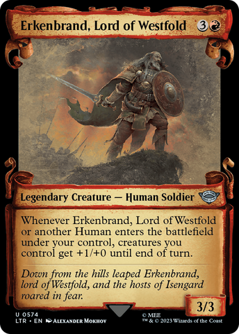 Erkenbrand, Lord of Westfold [The Lord of the Rings: Tales of Middle-Earth Showcase Scrolls]