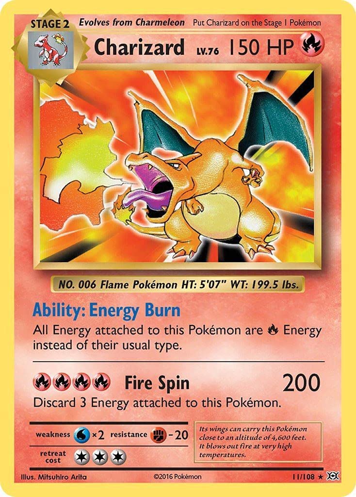 [ARS10][EVOLUTIONS・11/108]Charizardリザードン Charizard (11/108) [XY: Evolutions]