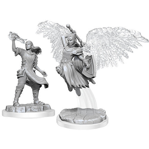 Unpainted D&DMiniature: Aasimar Cleric Female
