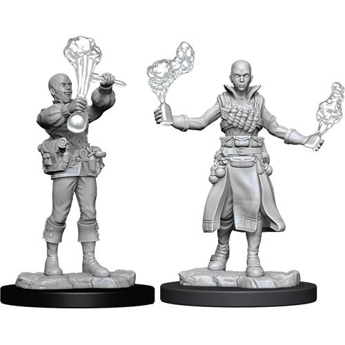 Unpainted Pathfinder Miniature: Female Human Alchemist