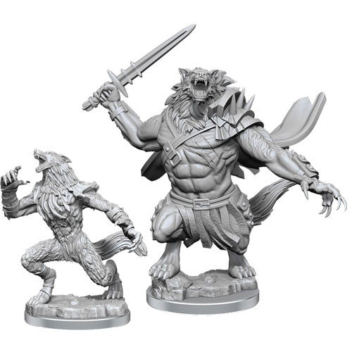 Unpainted Magic Miniature: Arlinn Lord and Tovolar