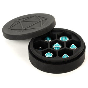 Silicone Round Dice Tray: Black