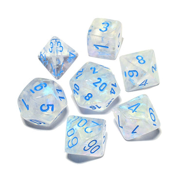 7CT POLYHEDRAL SET: BOREALIS LUMINARY ICICLE W/LIGHT BLUE