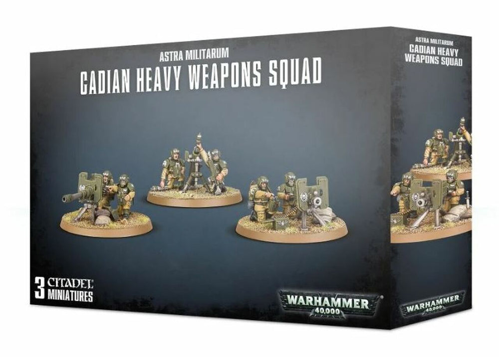 Warhammer 40k: Cadian Heavy Weapons Squad (Astra Militarum)