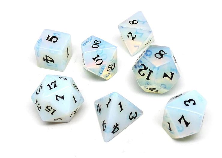 Opal RPG Dice Set
