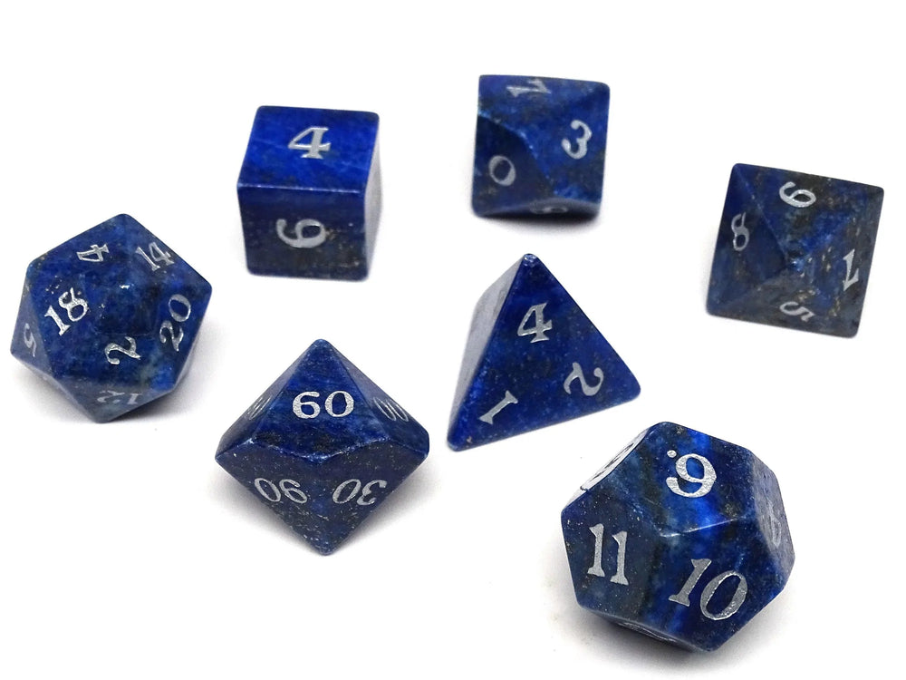Lapis Lazuli RPG Dice Set