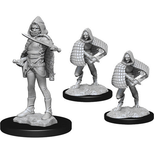 Unpainted D&D Miniature: Darkling Elder & Darklings