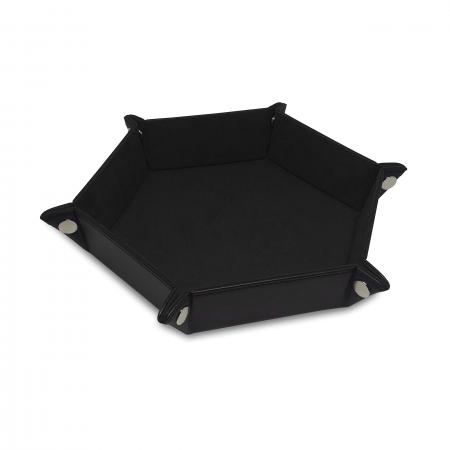 Hexagon Dice Tray LX: Black