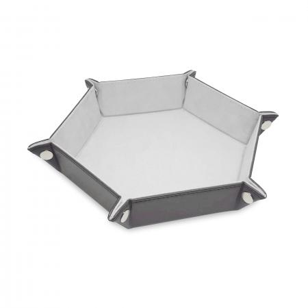Hexagon Dice Tray LX: White