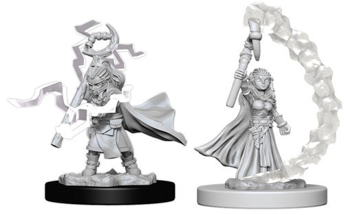 Unpainted D&D Miniature: Gnome Female Sorcerer