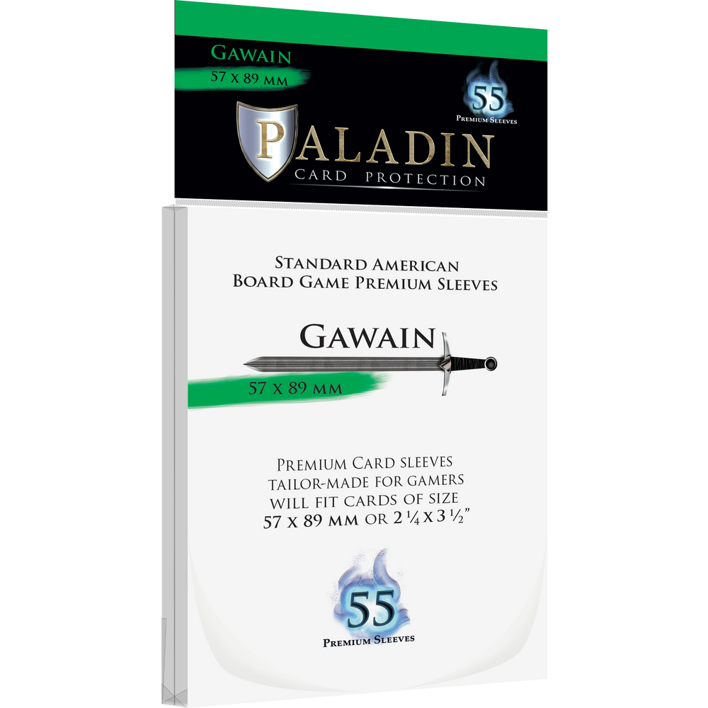 Paladin "Gawain" Standard American Board Game Sleeves 57 x 89 mm