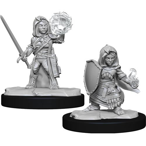 Unpainted D&D Miniature: Halfling Cleric