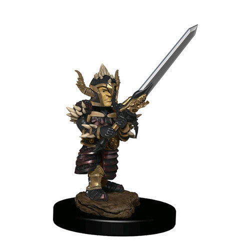 Prepainted Premium D&D Miniature: Halfling Fighter