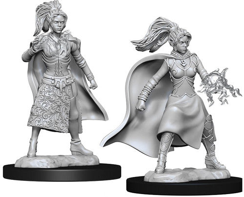 Unpainted D&D Miniature: Human Sorcerer