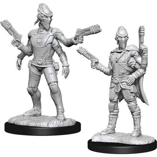 Unpainted Starfinder Miniature: Kasatha Operative