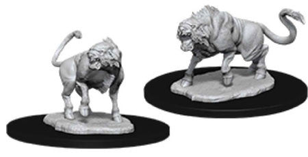 Unpainted D&D Miniature: Leucrotta