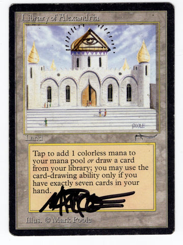 Library of Alexandria - Artist Signature / Altered - MP #281