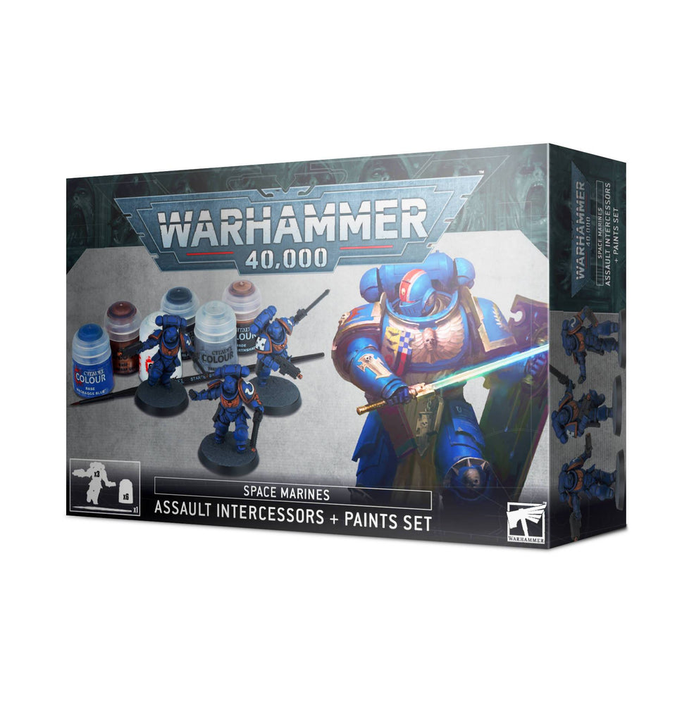 Warhammer 40k: Assault Intercessors and Paint Set