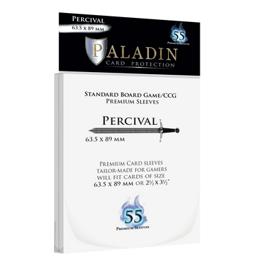 Paladin "Percival" Standard Board Game Sleeves 63.5 x 89 mm