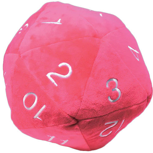 Jumbo D&D D20 Plush - Pink